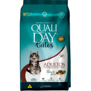 Ração Seca Qualiday Sabor Carne para Gatos - 2,5Kg