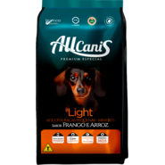Ração Seca AllCanis Mini Bits Ligth Sabor Frango e Arroz para Cães de Pequeno Porte - 15Kg