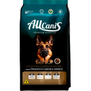 Ração Seca AllCanis Sabor Frango Carne e Arroz para Cães de Porte Médio e Grande - 20Kg