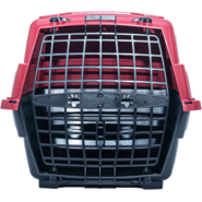 Caixa de Transporte Pet Injet Love Travel New Vermelho para Cães - Tam G