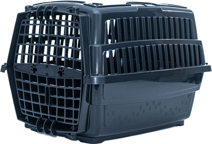 Caixa de Transporte Pet Injet Love Travel New Preto para Cães - Tam. G