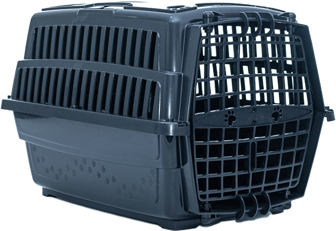 Caixa de Transporte Pet Injet Love Travel New Preto para Cães - Tam. G