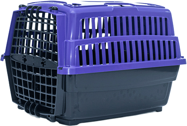 Caixa de Transporte Pet Injet Love Travel New Lilás para Cães - Tam. M