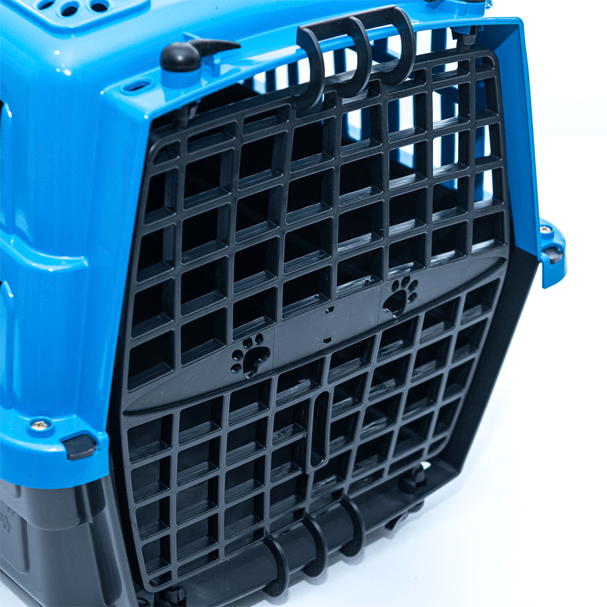 Caixa de Transporte Pet Injet Love Travel New Azul para Cães - Tam. G