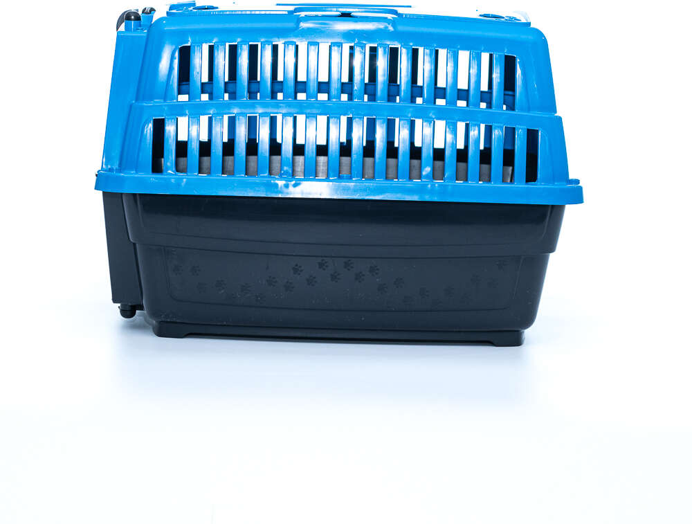 Caixa de Transporte Pet Injet Love Travel New Azul para Cães - Tam. G