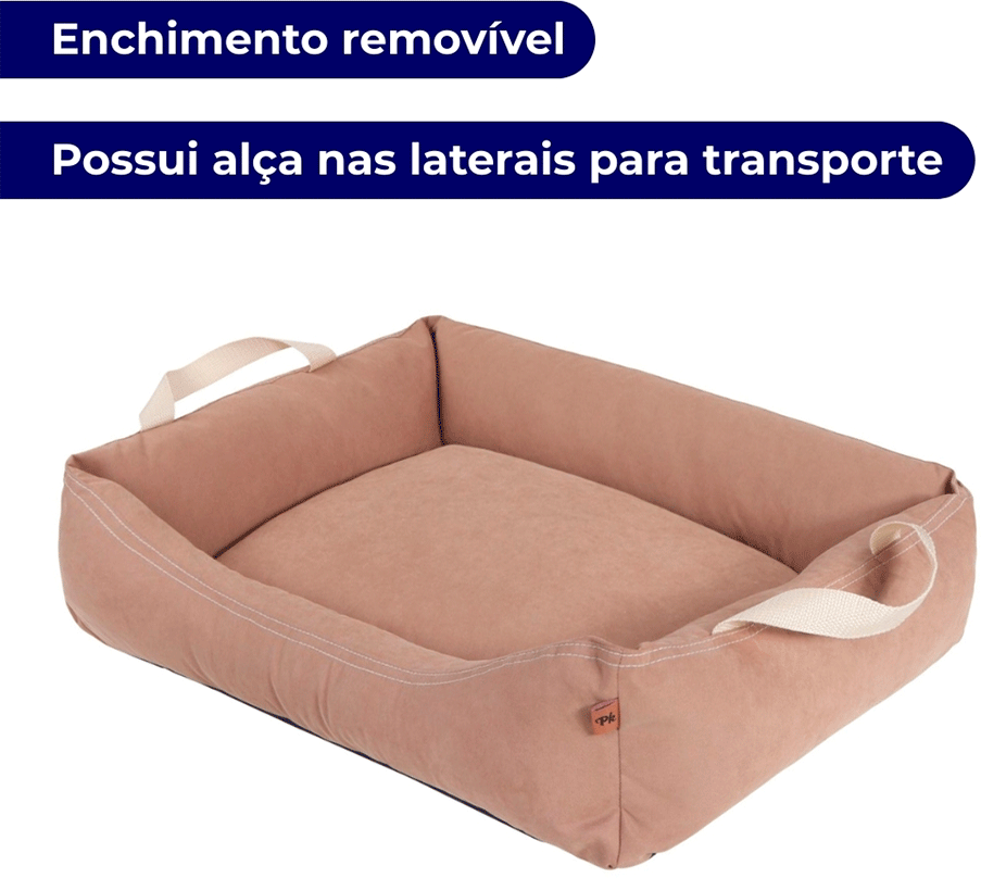 Cama Pickorruchos Supreme Cappuccino para Cães e Gatos - Tam. P