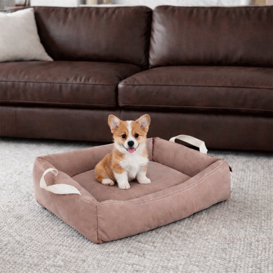 Cama Pickorruchos Supreme Cappuccino para Cães e Gatos - Tam. P
