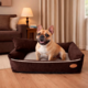 Cama Pickorruchos Milão Veludo Choco para Cães e Gatos