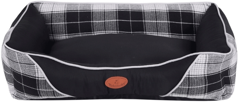 Cama Pickorruchos Escocesa Black para Cães e Gatos - Tam. M