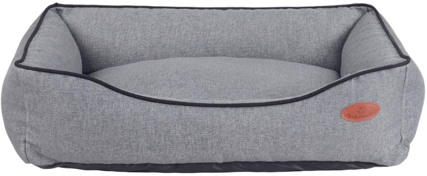 Cama Pickorruchos Linho Rusticc Cinza para Cães e Gatos - Tam. M