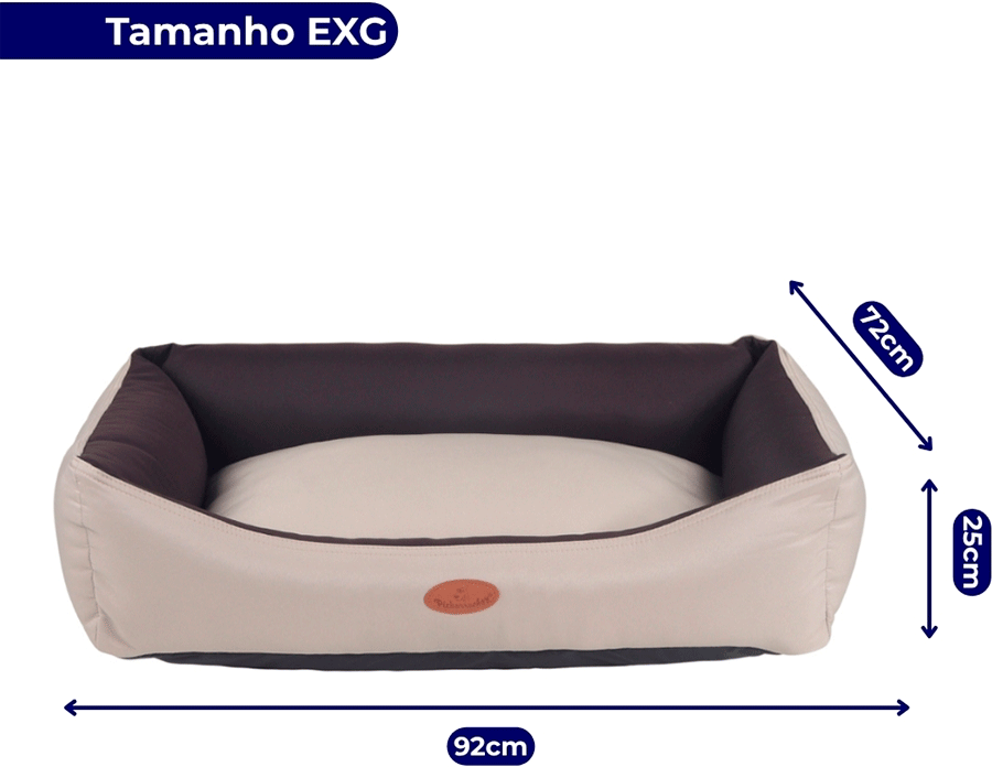 Cama Pickorruchos Elegance para Cães e Gatos - Tam. Queen Size
