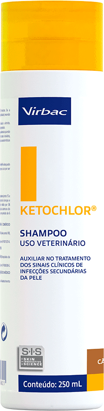 Shampoo Virbac Ketochlor para Cães - 250 mL