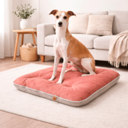 Almofada Pickorruchos Suede Rosa para Cães e Gatos - Tam. M