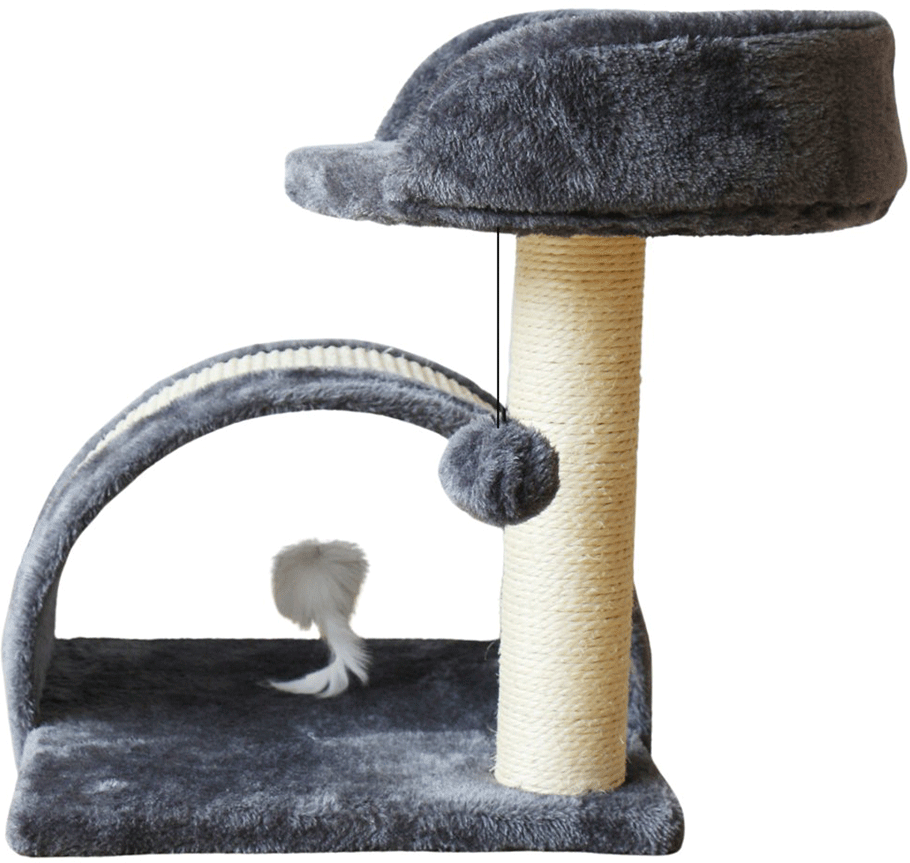 Brinquedo Arranhador Chalesco Torre e Cama - Tam. Único
