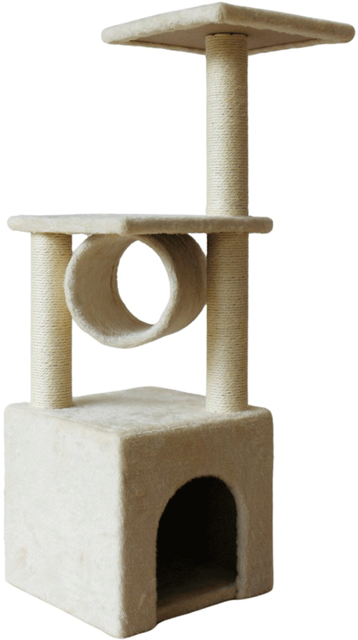 Brinquedo Arranhador Torre Dupla Chalesco Turim - Tam. Único