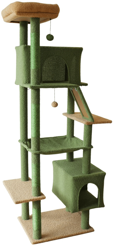 Brinquedo Arranhador Chalesco Fortaleza Cactus - Tam. Único