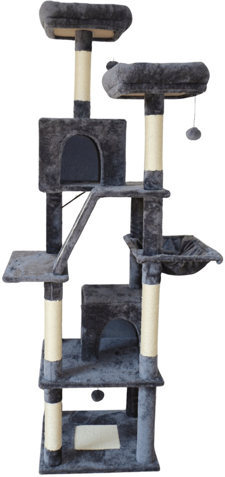 Brinquedo Arranhador Chalesco Trampolim 8 Bases - Tam. Único