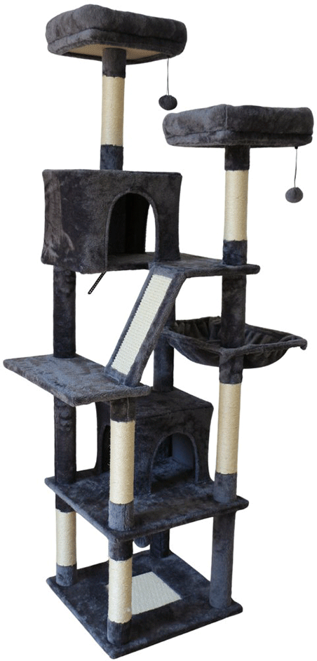 Brinquedo Arranhador Chalesco Trampolim 8 Bases - Tam. Único