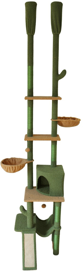 Brinquedo Arranhador Chalesco Trampolim Cactus - Tam. Único