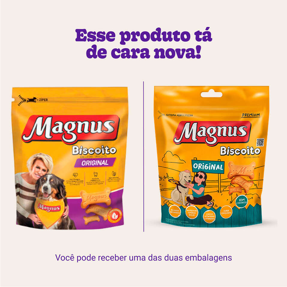 Biscoito Magnus Original para Cães Adultos - 1Kg