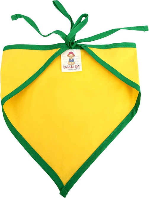 Bandana Brasil Bichinho Chic para Cães e Gatos - Tam. PP