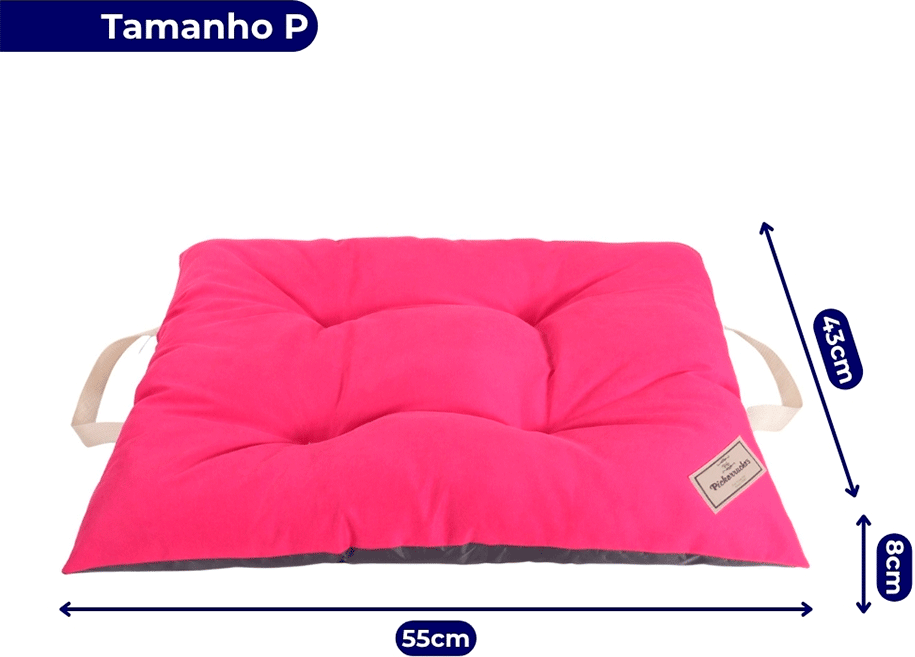 Almofada Pickorruchos Supreme Pink para Cães e Gatos - Tam. P