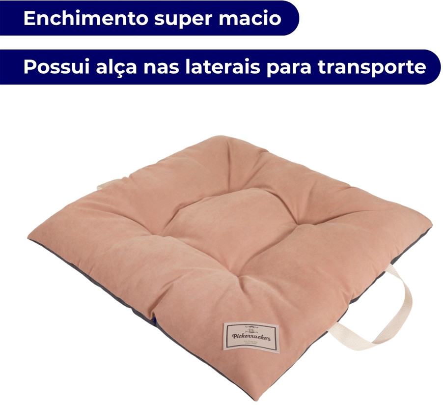 Almofada Pickorruchos Supreme Cappuccino para Cães e Gatos - Tam. P