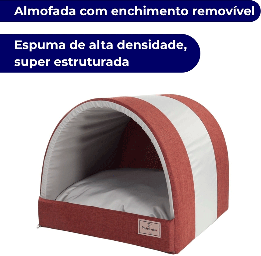 Toca Iglu Pickorruchos Choco para Cães e Gatos - Tam. P