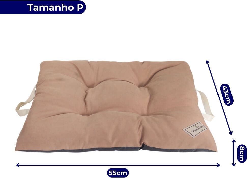 Almofada Pickorruchos Supreme Cappuccino para Cães e Gatos - Tam. P