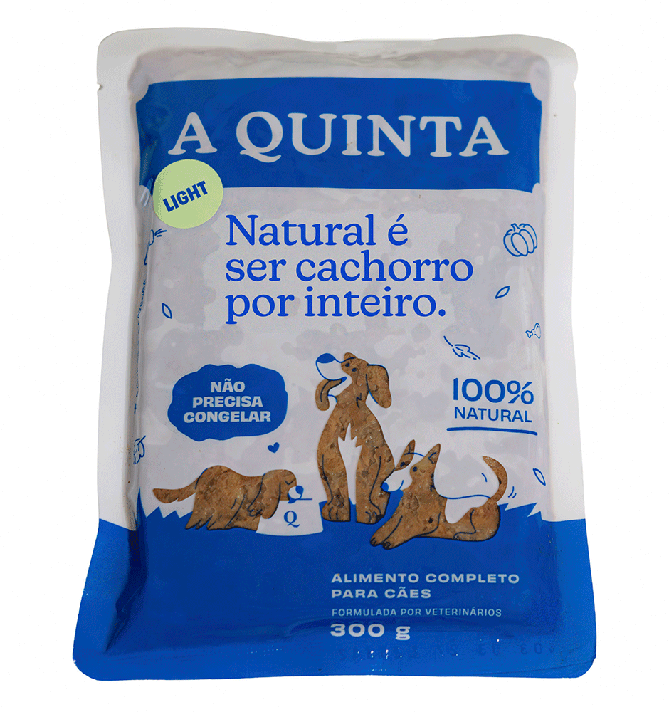Alimento Natural A Quinta Light para Cães - 300 g