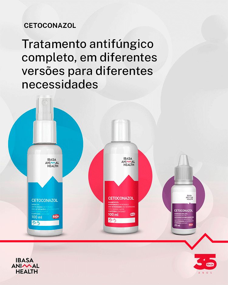 Shampoo Antifúngico Ibasa Cetoconazol Banho 2% - 100 mL