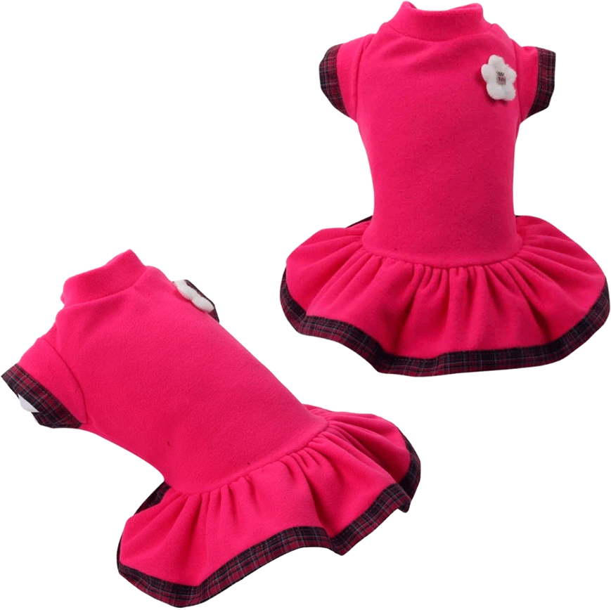 Vestido Soft Pickorruchos Lovely Rosa - Tam. 03