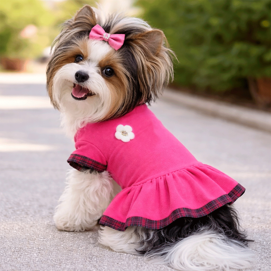 Vestido Soft Pickorruchos Lovely Rosa - Tam. 03
