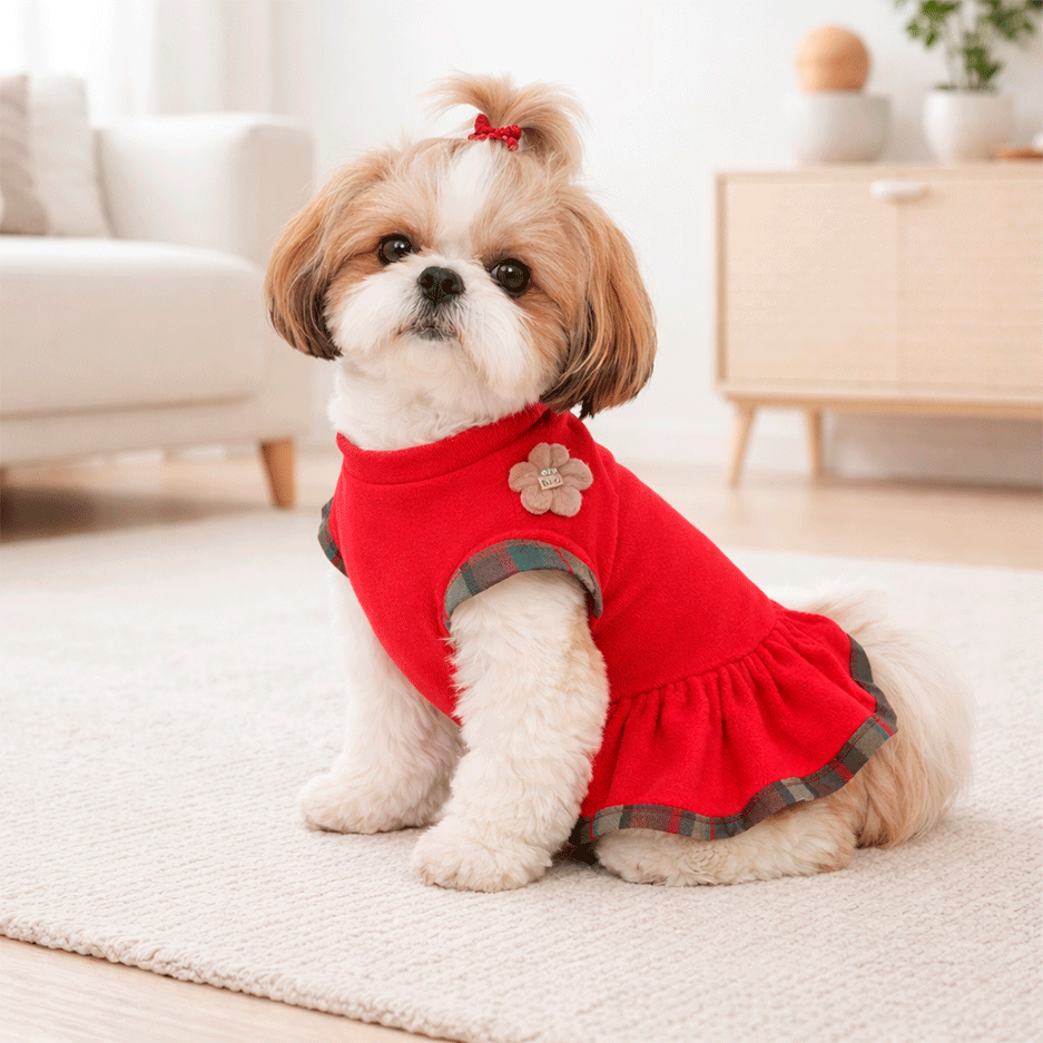 Vestido Soft Pickorruchos Lovely Rubi - Tam. 04