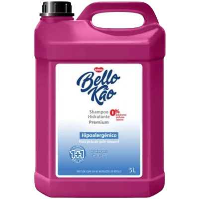 Shampoo Bellokão Premium Hipoalergênico com Extratro de Camomila
