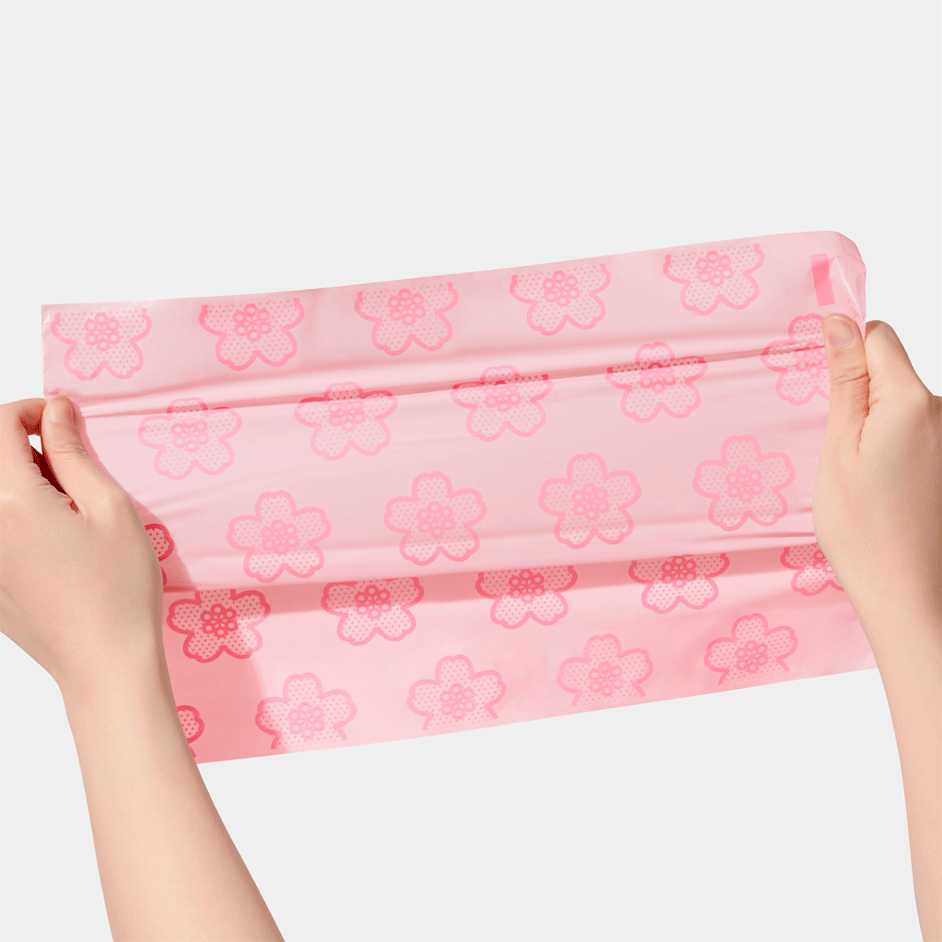 Refil Cata Caca Vetreska Flor de Cerejeira Saquinhos Higiênicos Biodegradáveis - 12 Rolos