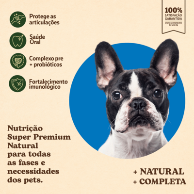 Ração Seca Quatree Supreme Frango e Batata Doce Cães Adultos Raças Pequenas