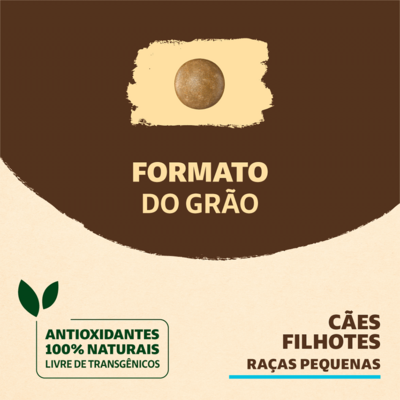 Ração Seca Quatree Supreme Frango e Batata Doce Cães Filhotes Raças Pequenas