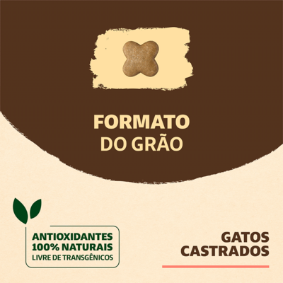 Ração Seca Quatree Supreme Salmão e Batata Doce para Gatos Castrados