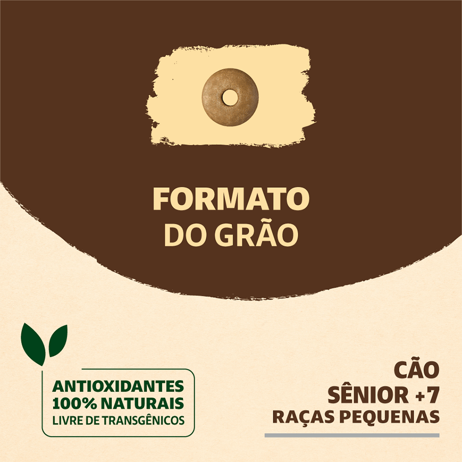 Ração Seca Quatree Supreme Salmão e Frango Cães Sênior +7 Raças Pequenas - 1Kg