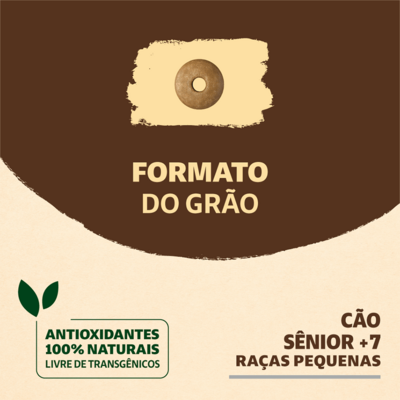 Ração Seca Quatree Supreme Salmão e Frango Cães Sênior +7 Raças Pequenas