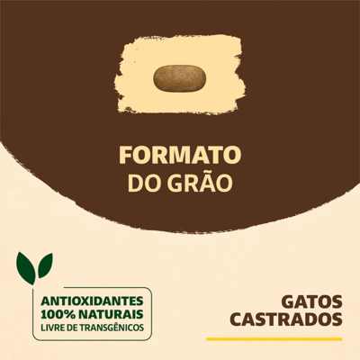 Ração Seca Quatree Supreme Frango e Batata Doce para Gatos Castrados