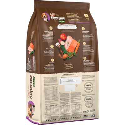 Ração Seca Quatree Supreme Light Salmão e Batata Doce Cães Adultos Todas as Raças