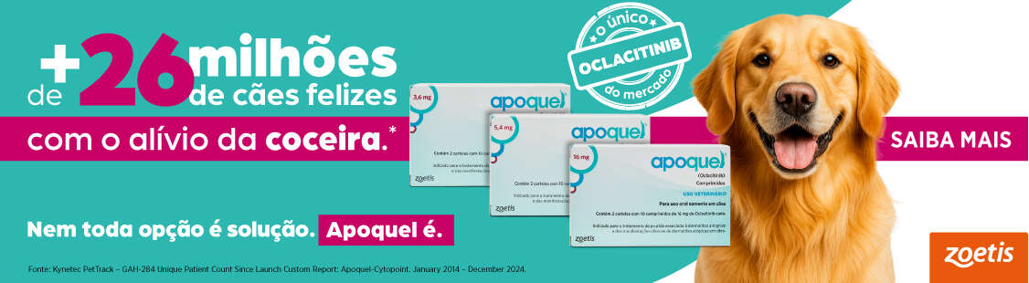Apoquel Dermatológico Zoetis para Cães - 5,4 mg