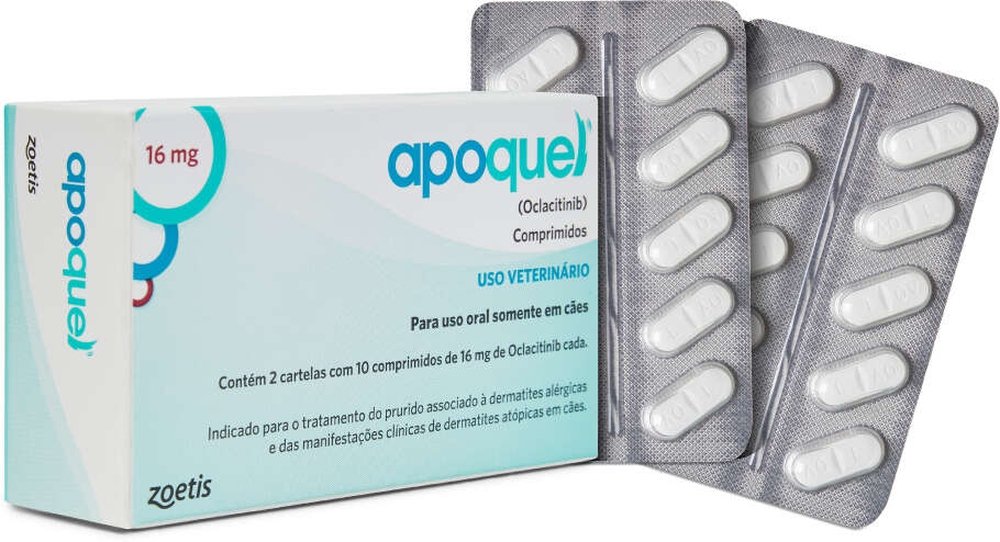 Apoquel Dermatológico Zoetis para Cães - 16 mg