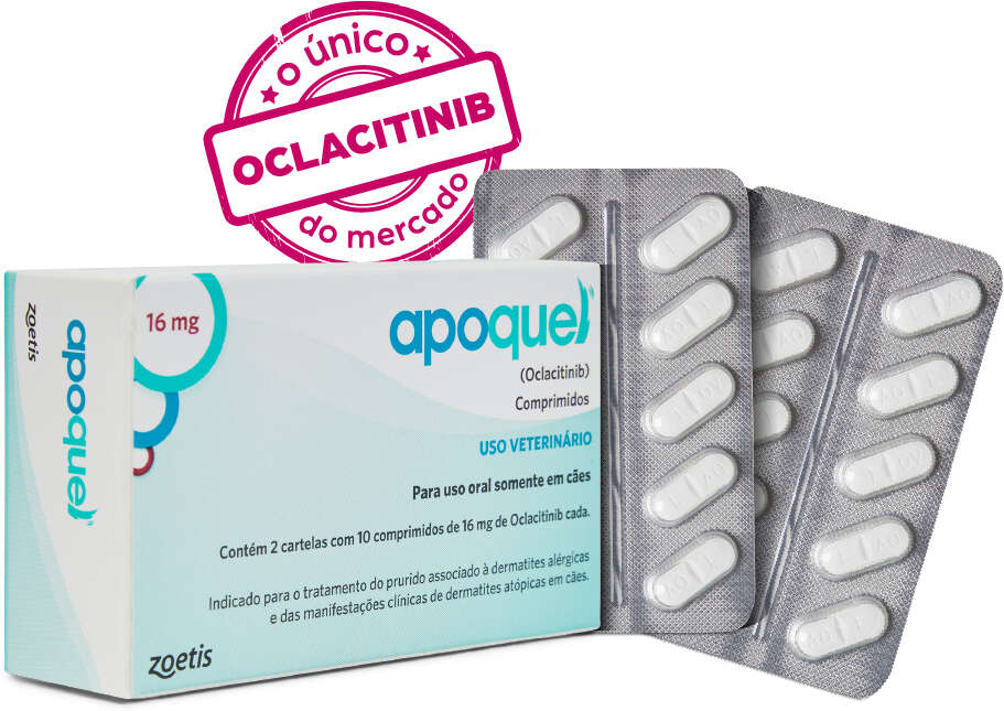 Apoquel Dermatológico Zoetis para Cães - 16 mg