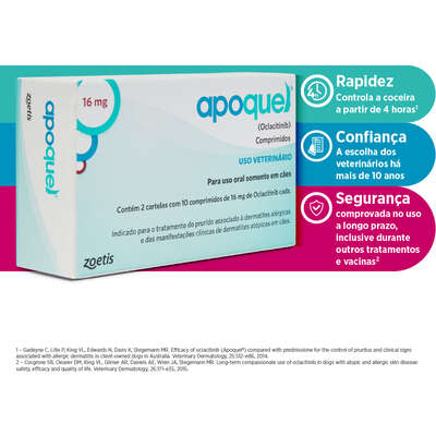 Apoquel Dermatológico Zoetis para Cães