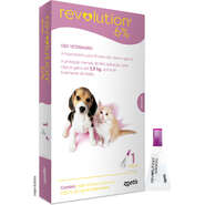 Antipulgas e Carrapatos Zoetis Revolution 6% para Cães e Gatos até 2,5Kg - 1 Ampola de 0,25 mL