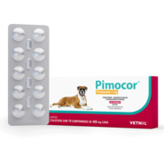 Inodilatador Vetnil Pimocor Pimobendan 5 mg para Cães - 30 Comprimidos