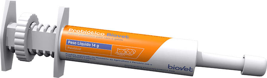 Suplemento Probiótico Biovet para Cães e Gatos - 14 g